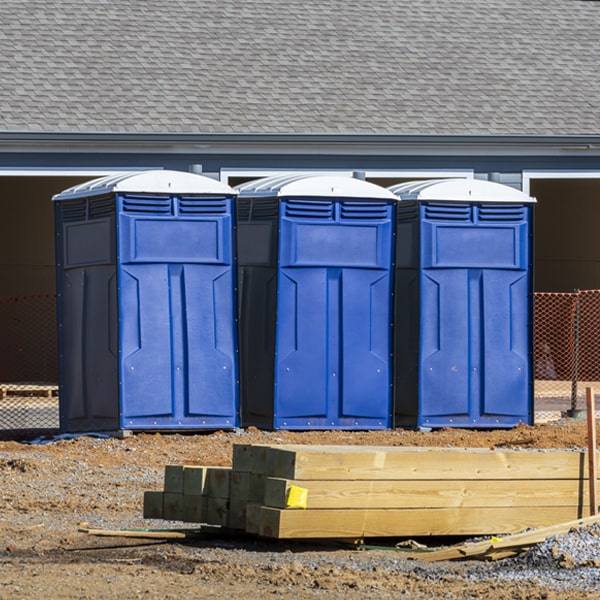 what is the maximum capacity for a single porta potty in Eagle Grove IA